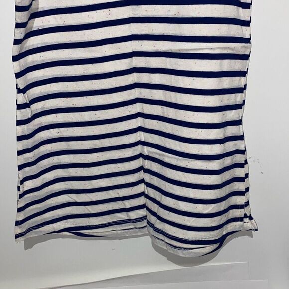24/7 Maurices Women's White Blue Striped Flecked Forever Tank Top Size XS NWT - Picture 8 of 9